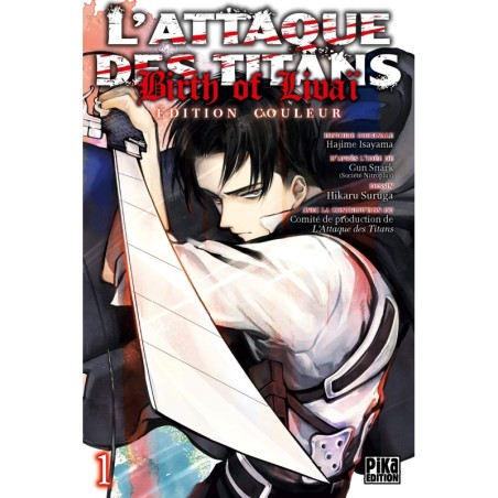 VOL. 1 ATTAQUE DES TITANS BIRTH OF LIVAI EDITION COULEUR